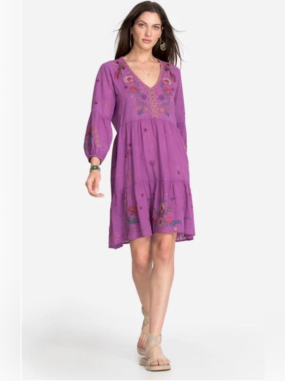 NWT Johnny Was Lucy Easy Tiered Dress . Size XL